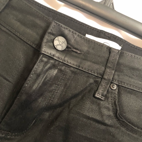 Jessica Simpson Super Skinny Coated Jeans Size 4 - Picture 2 of 4